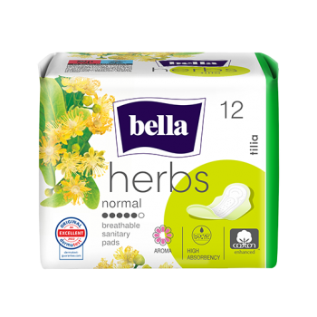 Bella Herbs absorbante igienice cu extract de floare de tei