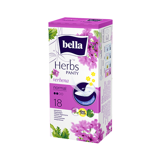 Bella Herbs absorbante zilnice cu extract de verbinǎ– normal