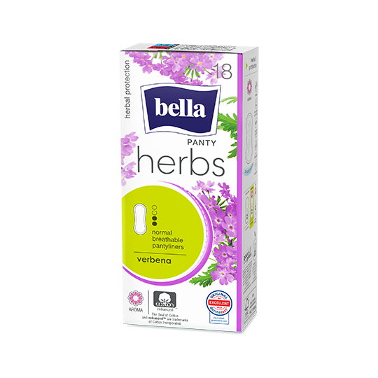 Bella Herbs absorbante zilnice cu extract de verbinǎ– normal